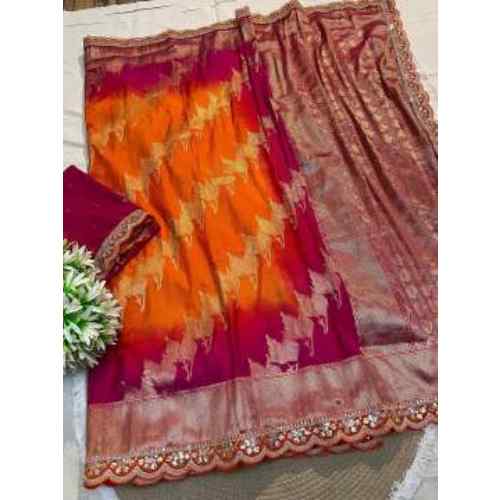 Orange–Red Ikat Style