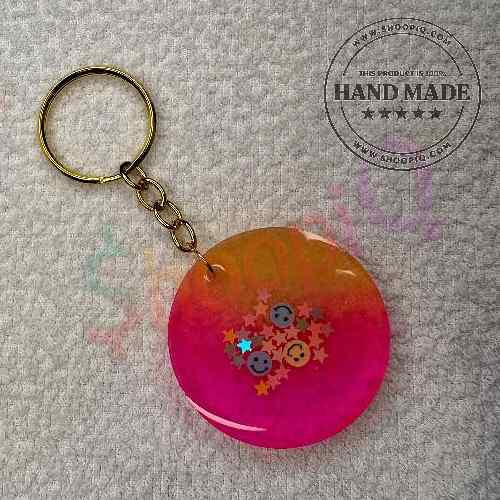 Resin Luxury Keychain