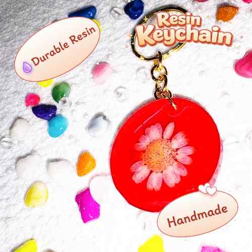 Resin Luxury Keychain