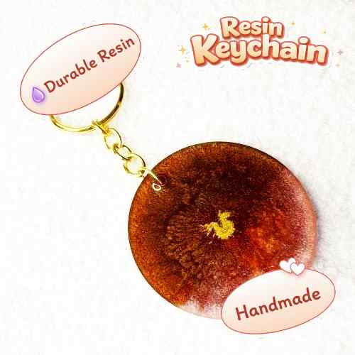 Resin Luxury Keychain