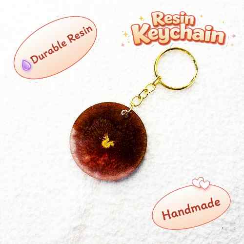 Resin Luxury Keychain