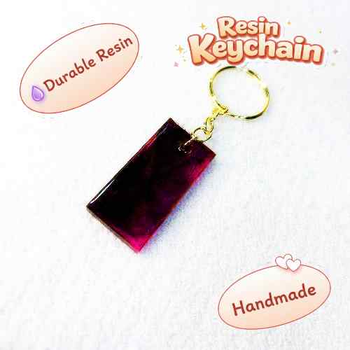 Resin Luxury Keychain