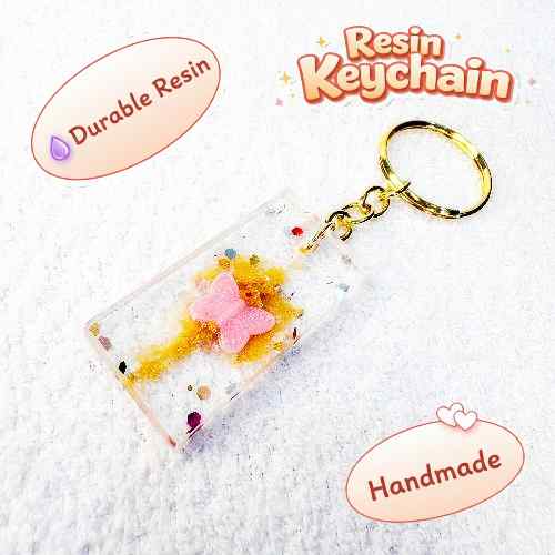 Resin Luxury Keychain