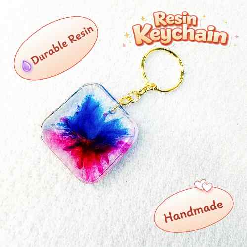 Resin Luxury Keychain