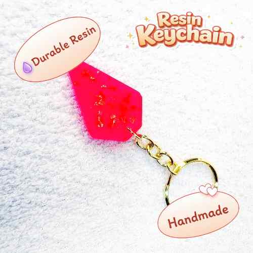Resin Luxury Keychain