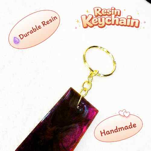 Resin Luxury Keychain