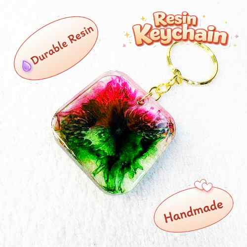 Resin Luxury Keychain