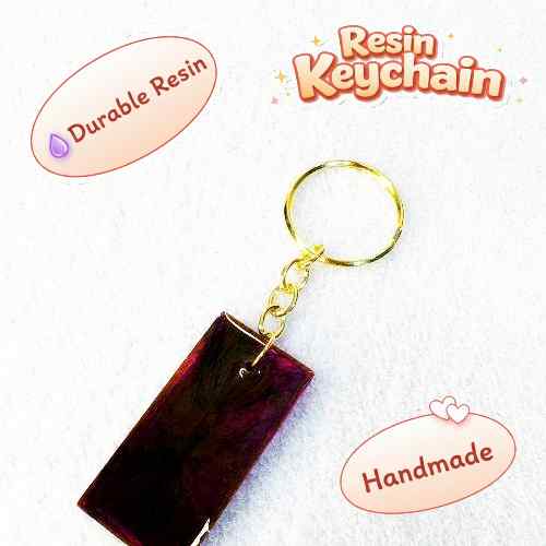 Resin Luxury Keychain