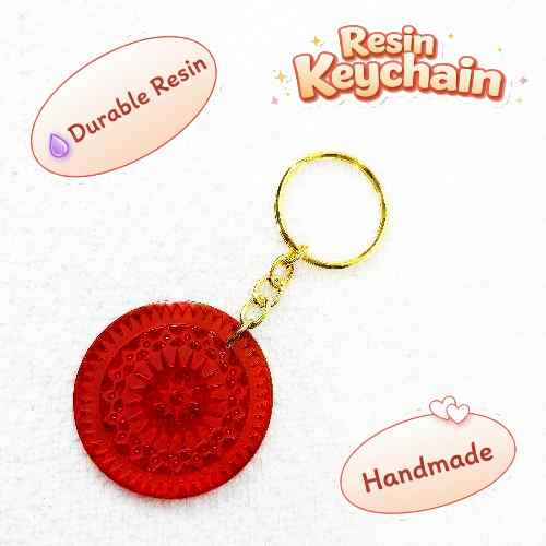 Resin Luxury Keychain