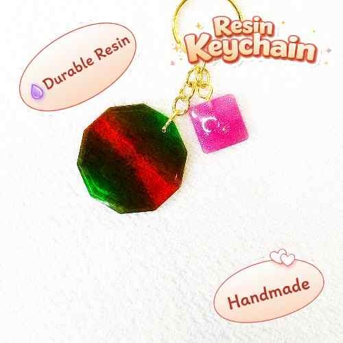 Resin Luxury Keychain