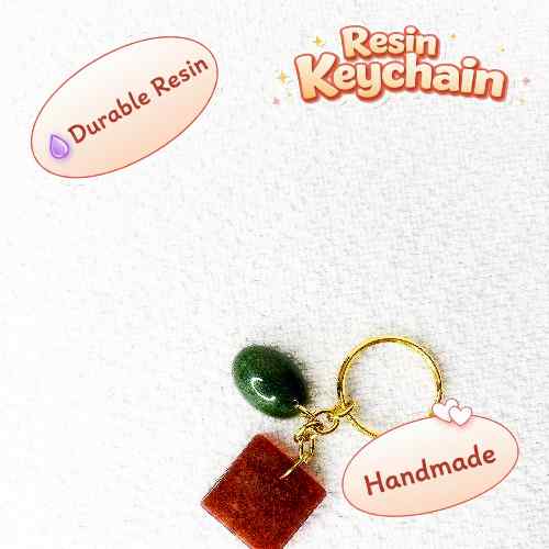 Resin Luxury Keychain