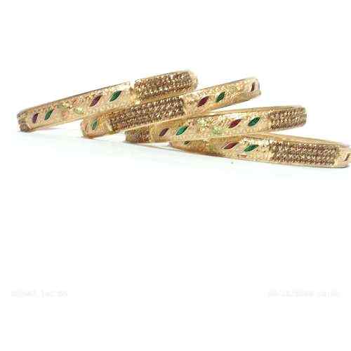 Ethnic Meenakari Work Bangles Set