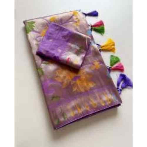 Blush Bloom Floral Saree