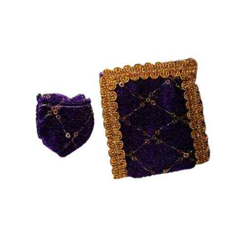 Royal Purple Velvet Pheta Vastra