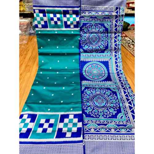 Teal Blue Royalty Silk Saree