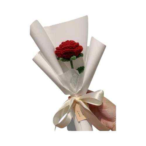 Handcrafted Crochet Rose Bouquet