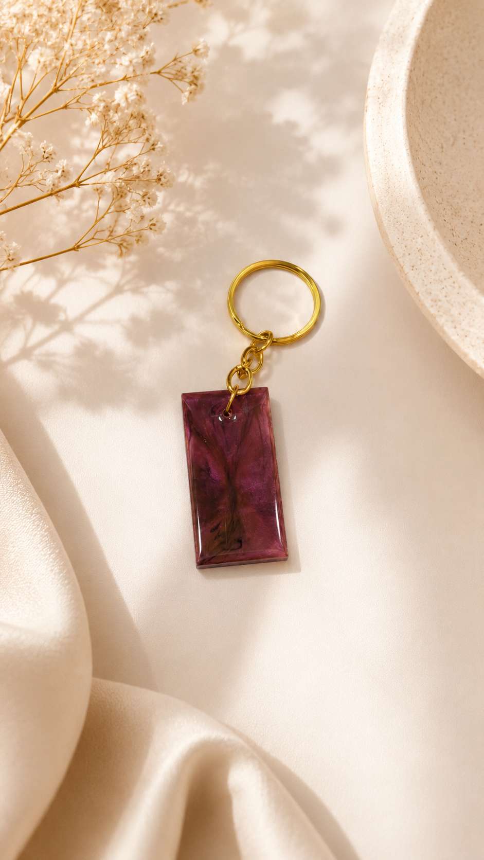 Resin Luxury Keychain