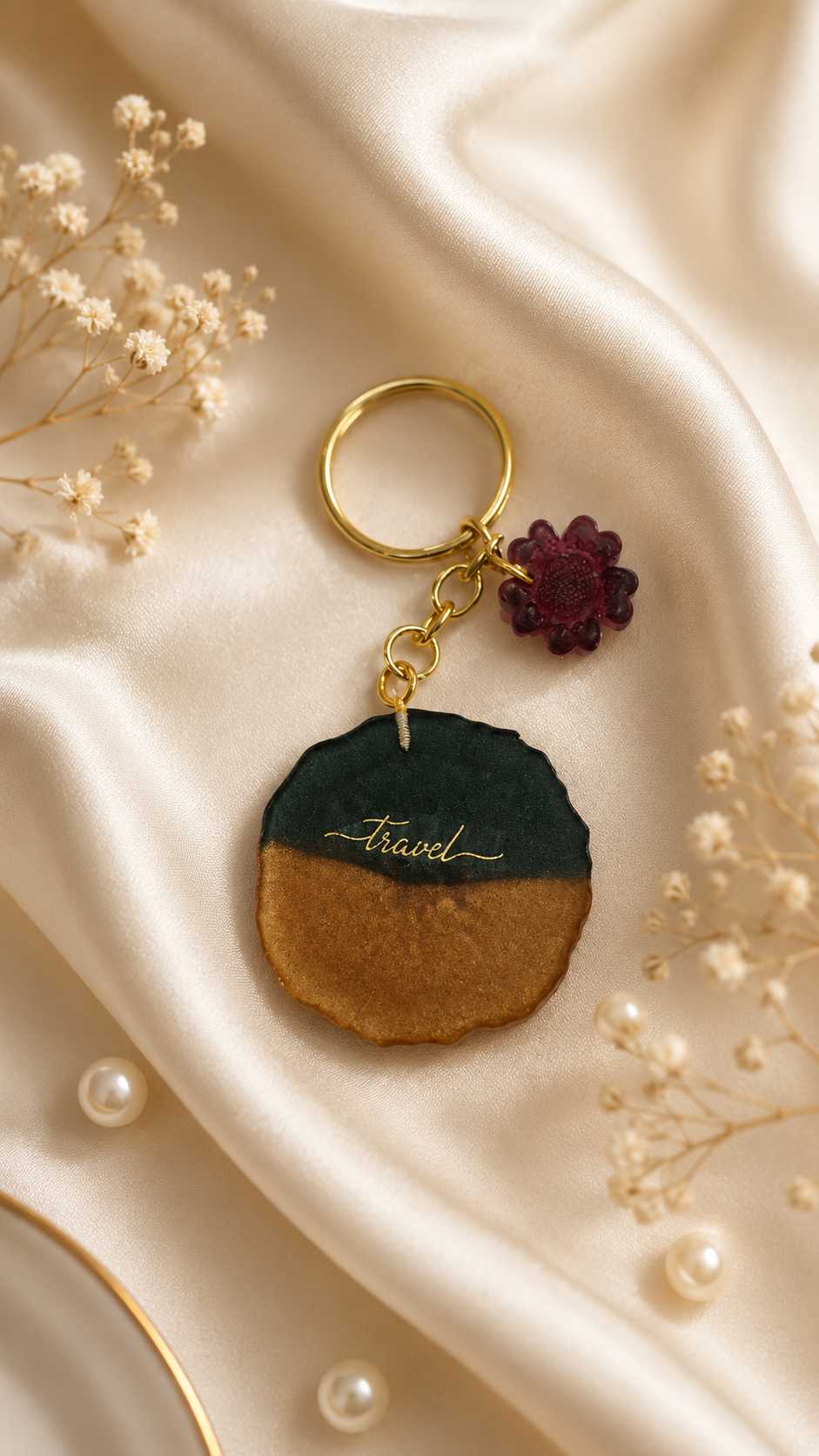 Resin Luxury Keychain