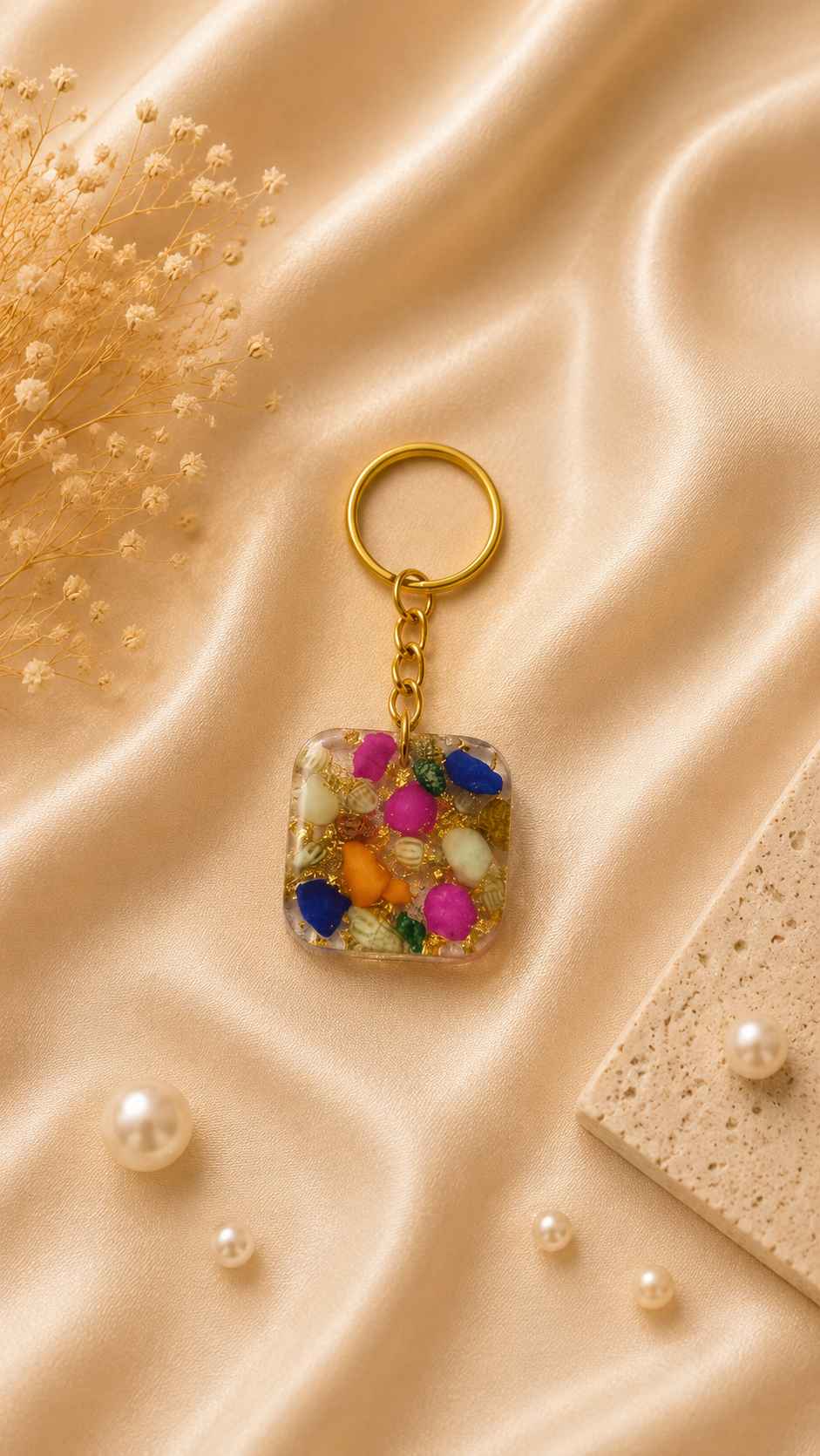 Resin Luxury Keychain