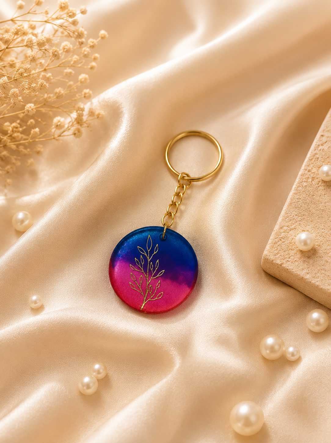 Resin Luxury Keychain