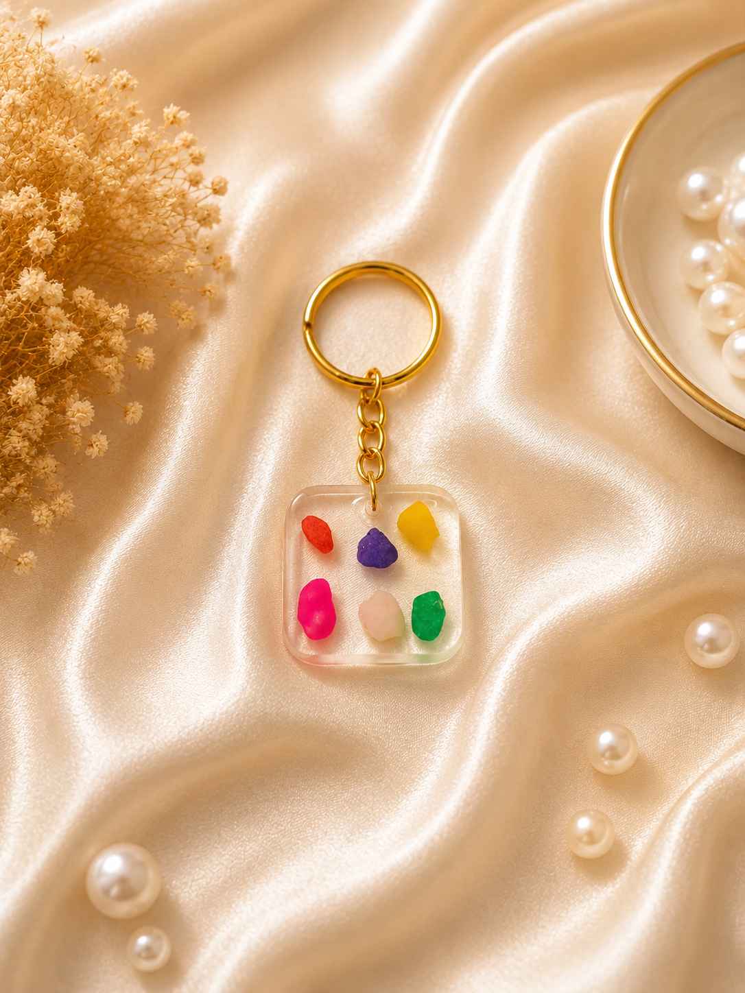 Resin Luxury Keychain