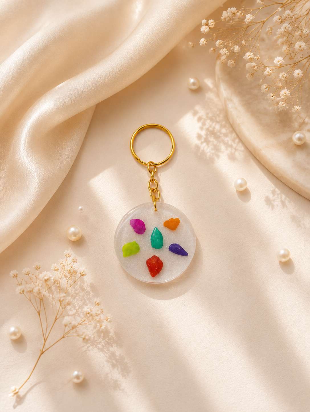 Resin Luxury Keychain