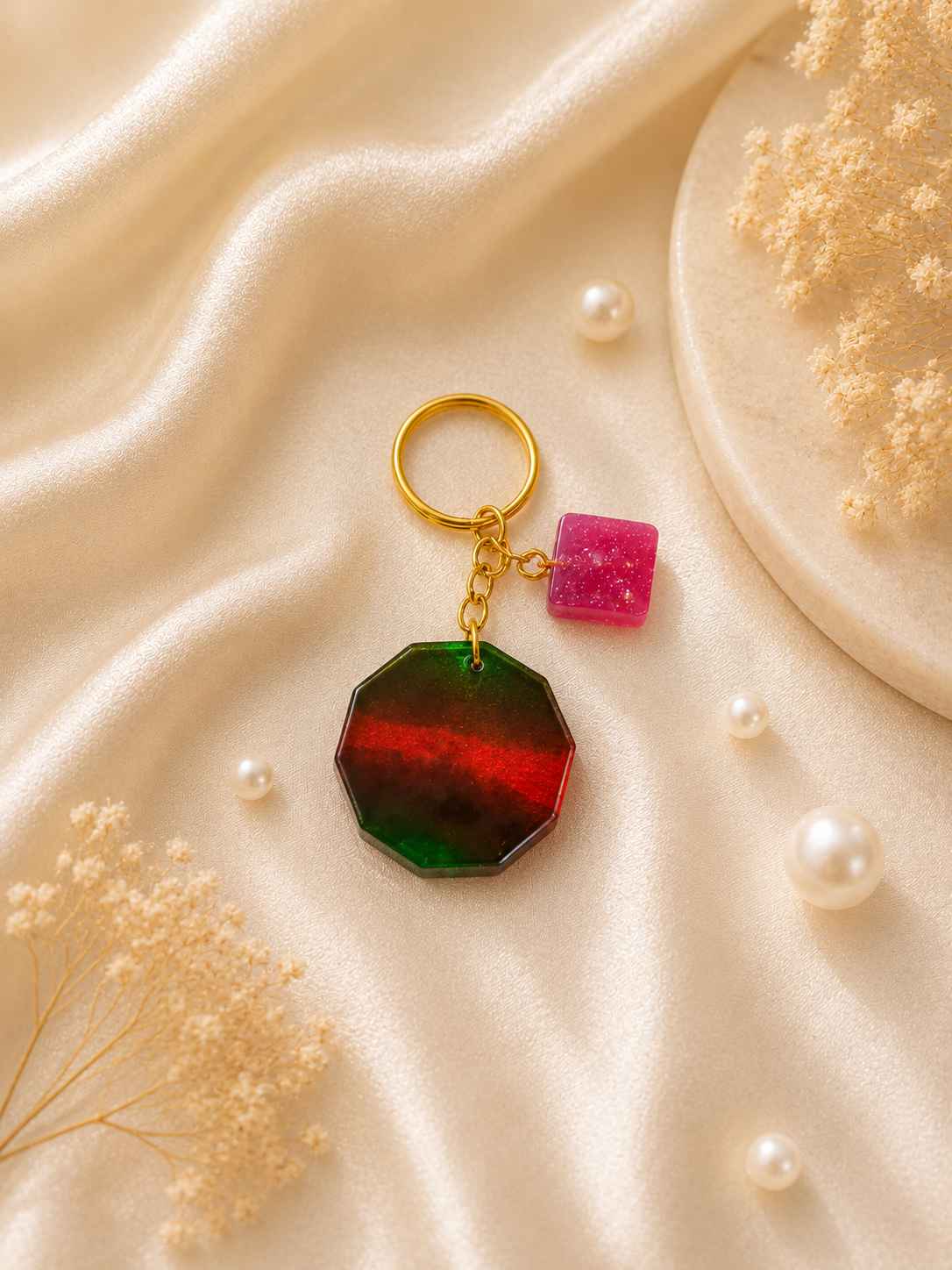 Resin Luxury Keychain
