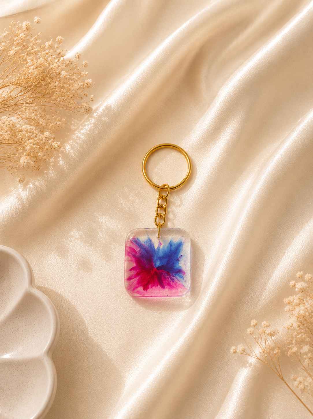 Resin Luxury Keychain