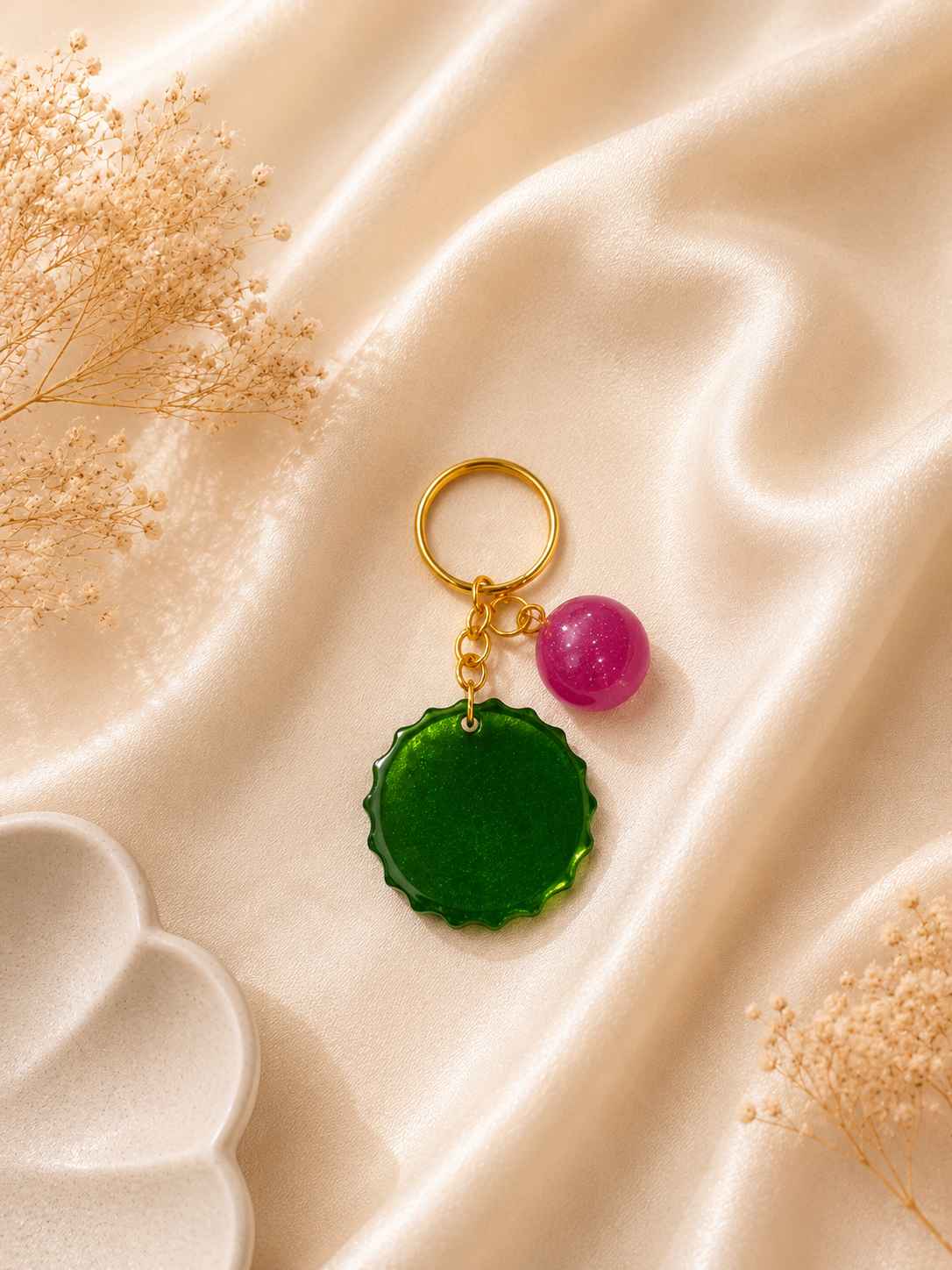 Resin Luxury Keychain