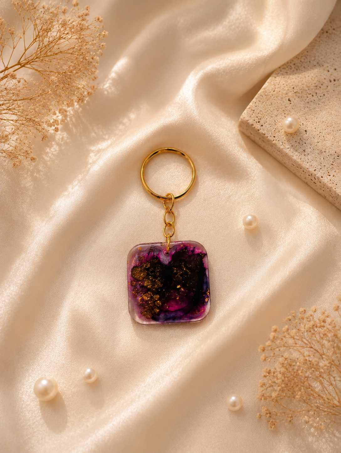 Resin Luxury Keychain