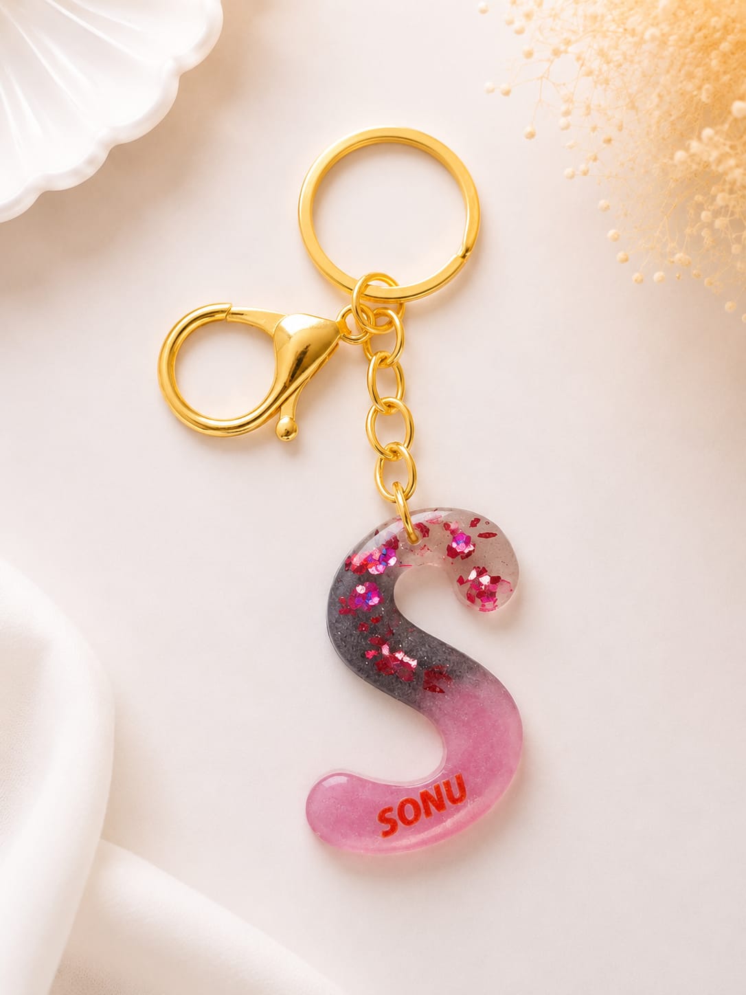 Resin Luxury Keychain