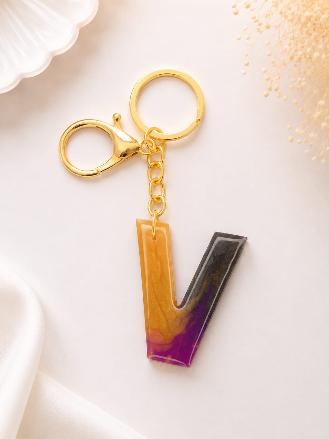 Resin Luxury Keychain