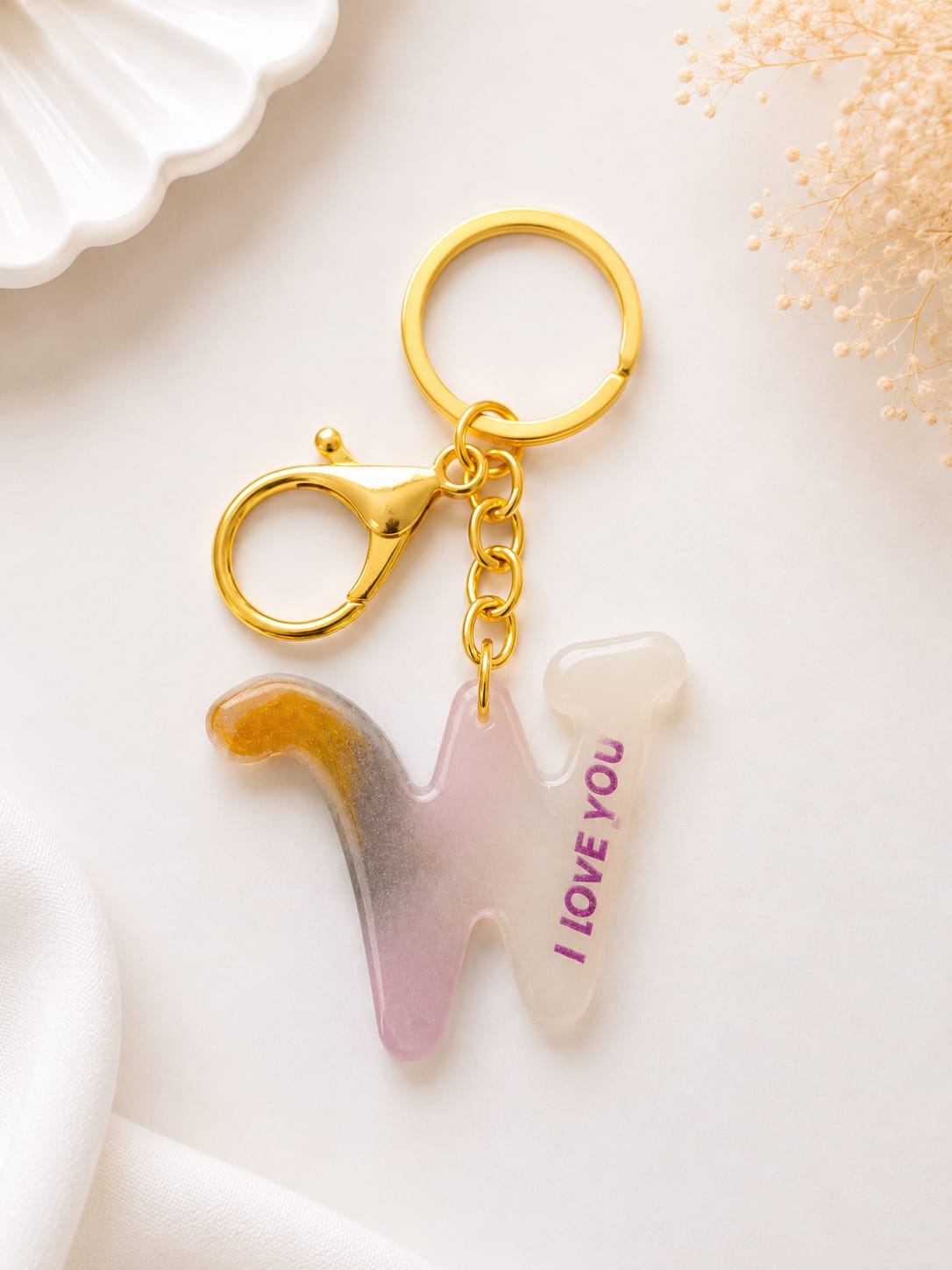 Resin Luxury Keychain