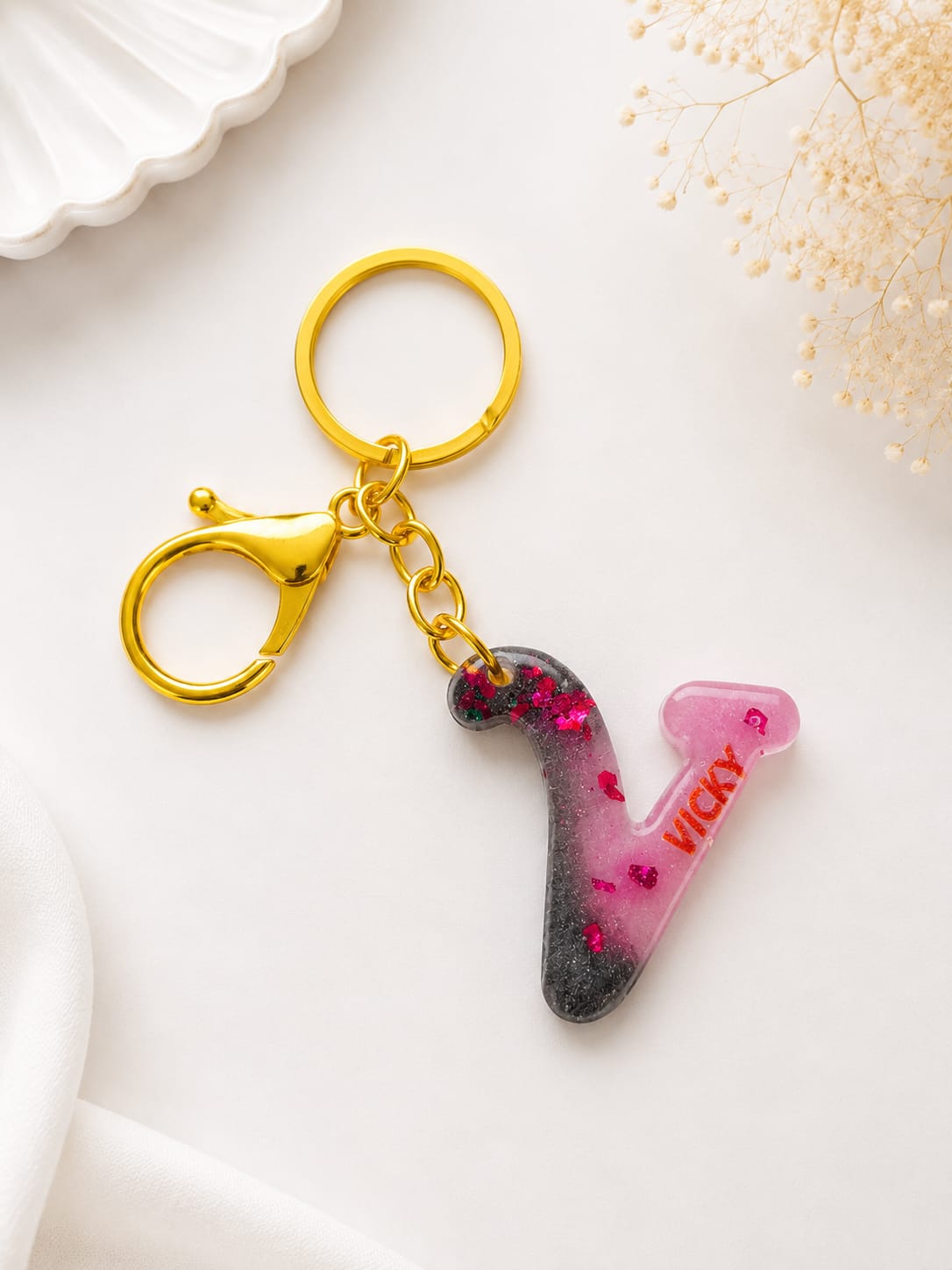 Resin Luxury Keychain
