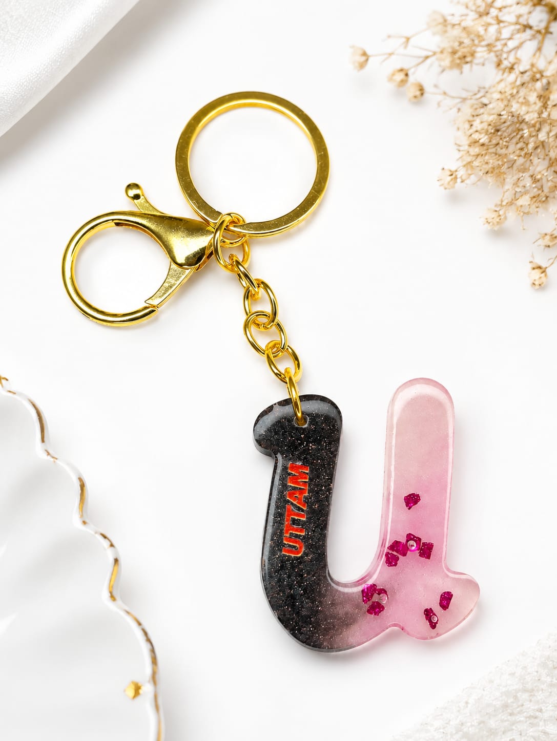 Resin Luxury Keychain