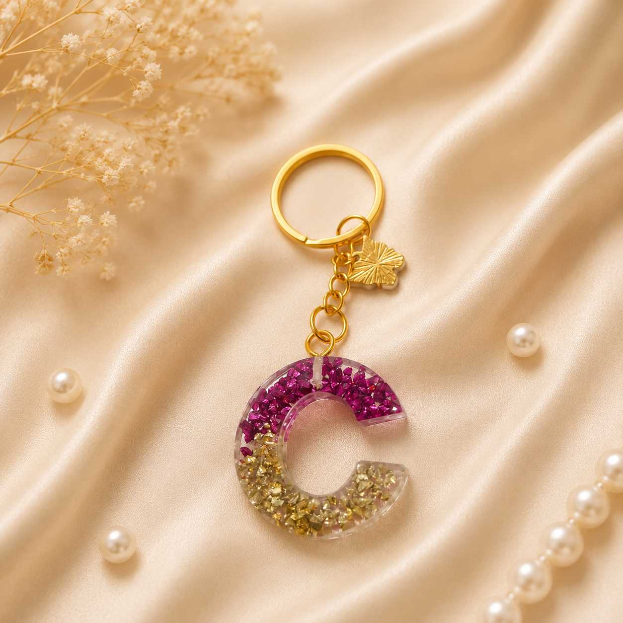 Resin Luxury Keychain