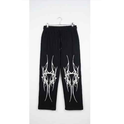 Skull Graphic Black Sweat Pants