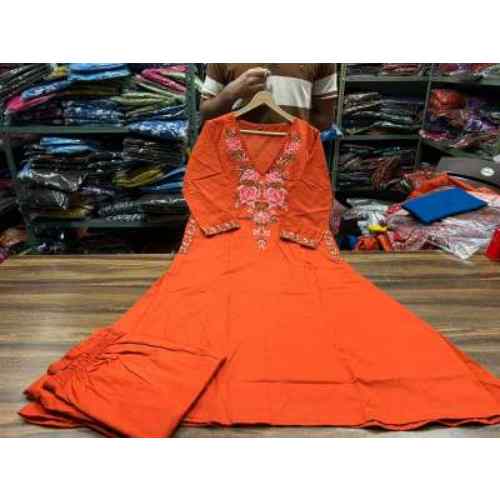 Bright Orange / Tangerine Orange cotton coordinate set