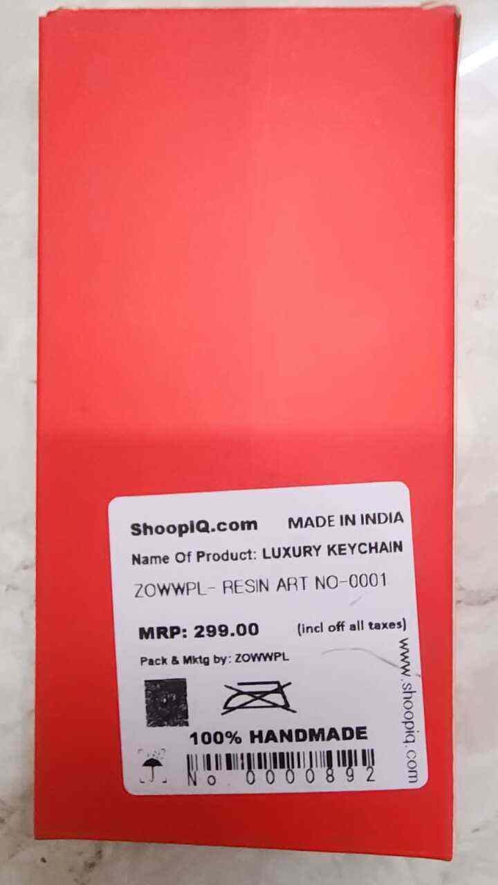 Resin Luxury Keychain