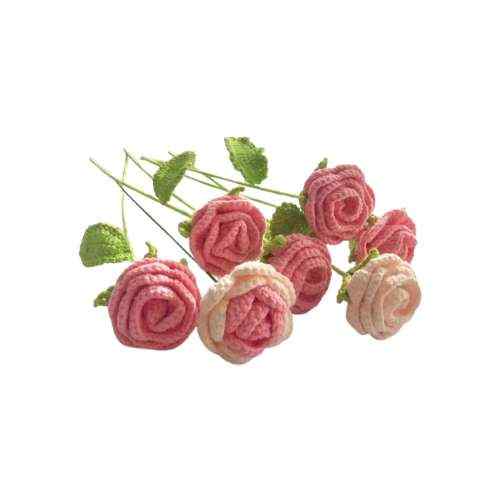 Eternal Crochet Rose Stems