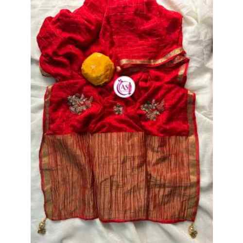 Bright Red / Cherry Red Saree