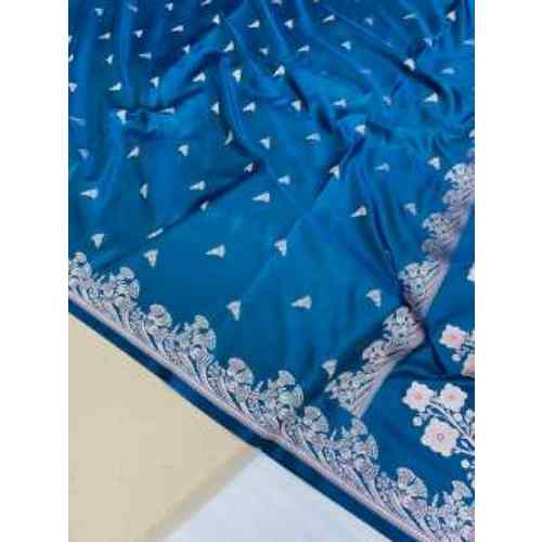 Azure Royal Blue Banarasi Alfie Saree