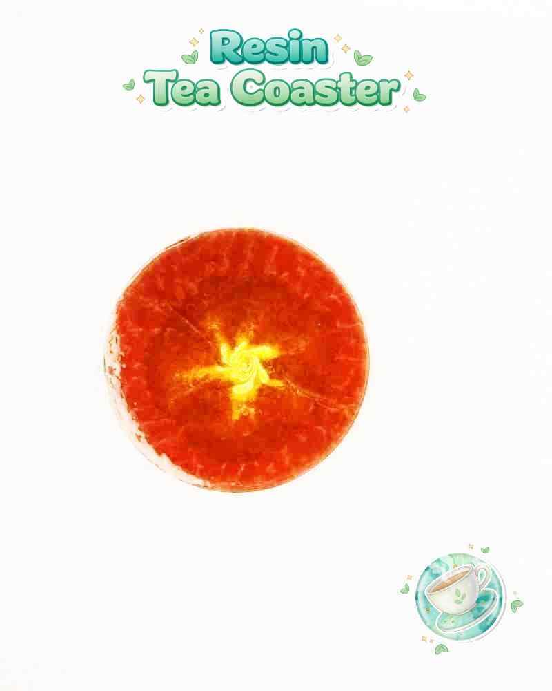 Resin Luxury Tea Coaster (6 Pcs)