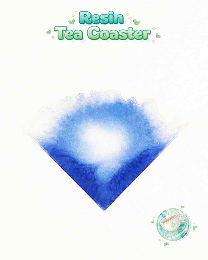 Resin Luxury Tea Coaster (6 Pcs)