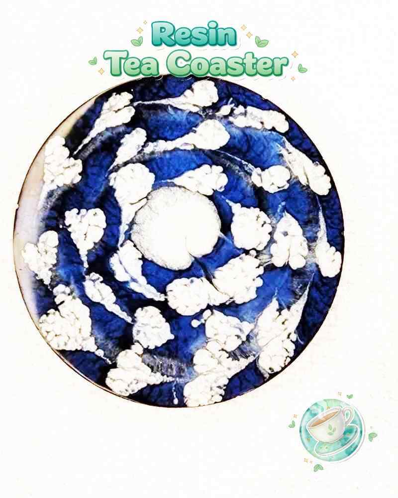 Resin Luxury Tea Coaster (6 Pcs)