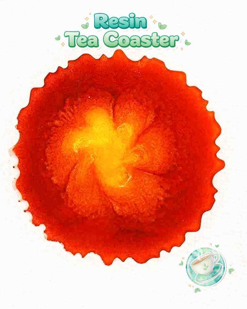 Resin Luxury Tea Coaster (6 Pcs)