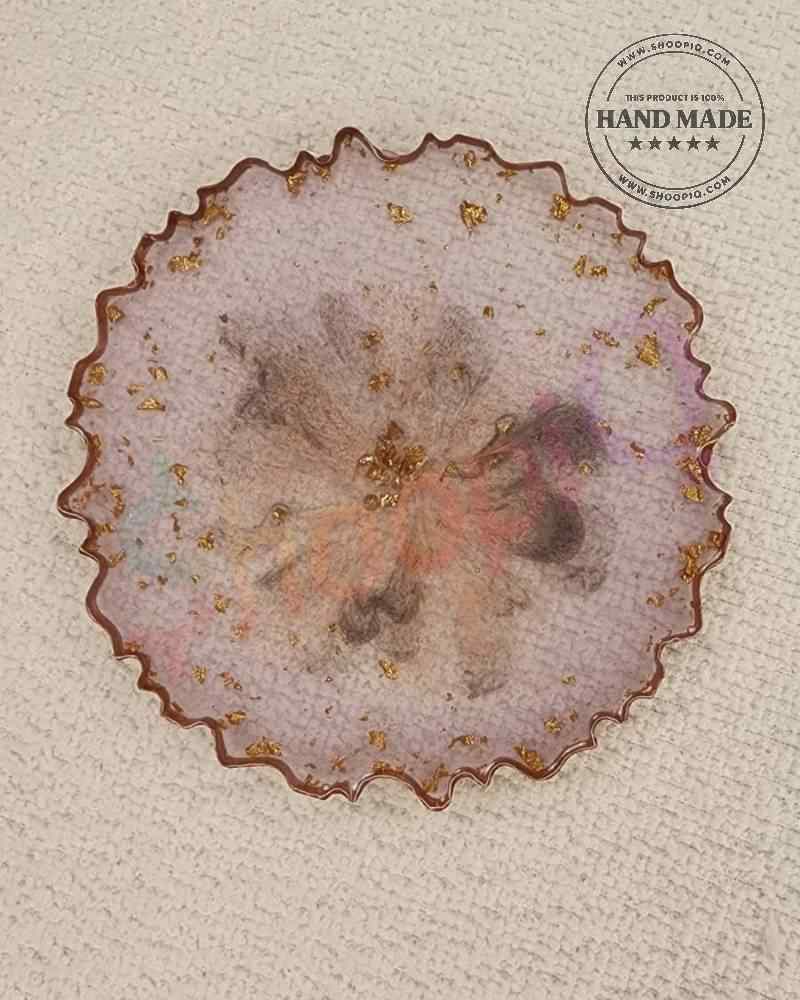 Resin Luxury Tea Coaster (6 Pcs)
