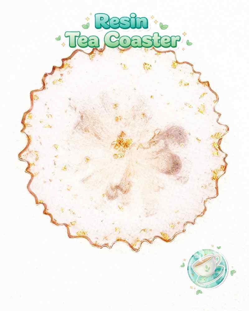 Resin Luxury Tea Coaster (6 Pcs)