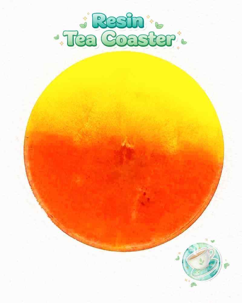 Resin Luxury Tea Coaster (6 Pcs)