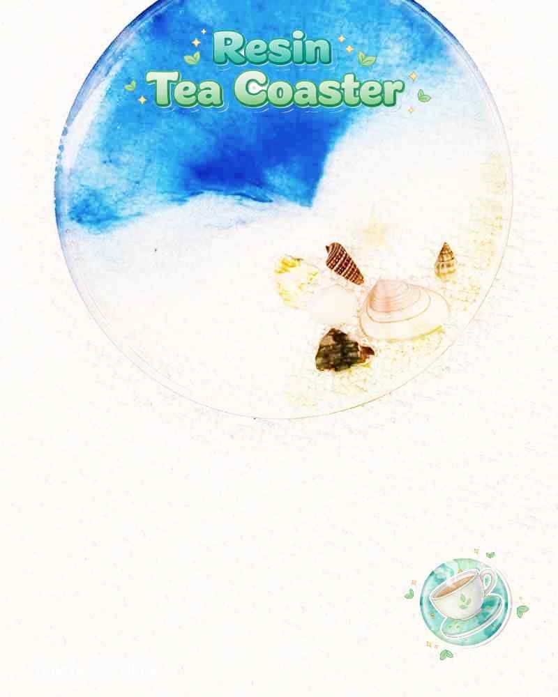 Resin Luxury Tea Coaster (6 Pcs)